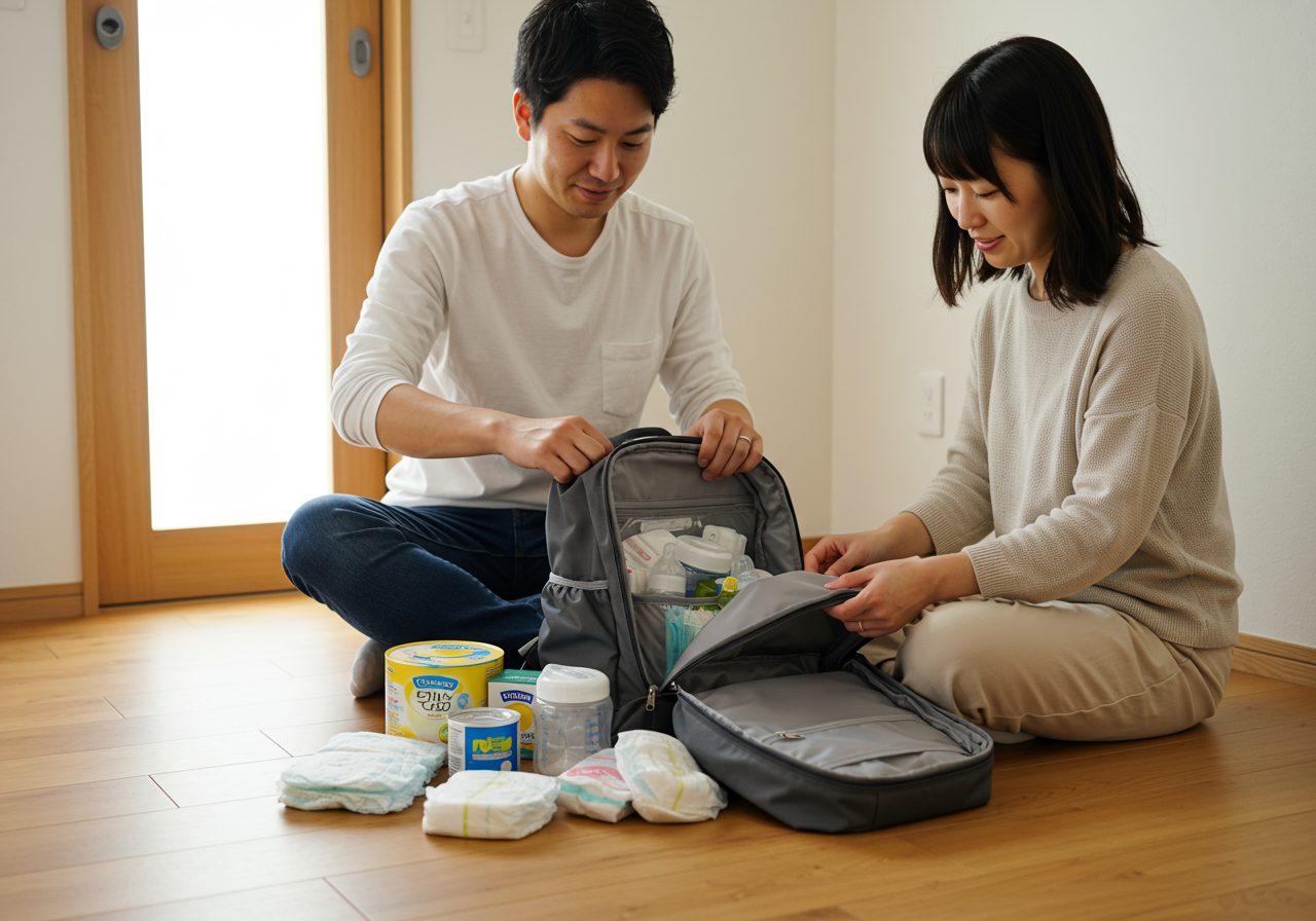 赤ちゃんを守るための避難準備：防災バッグの中身リストを徹底解説