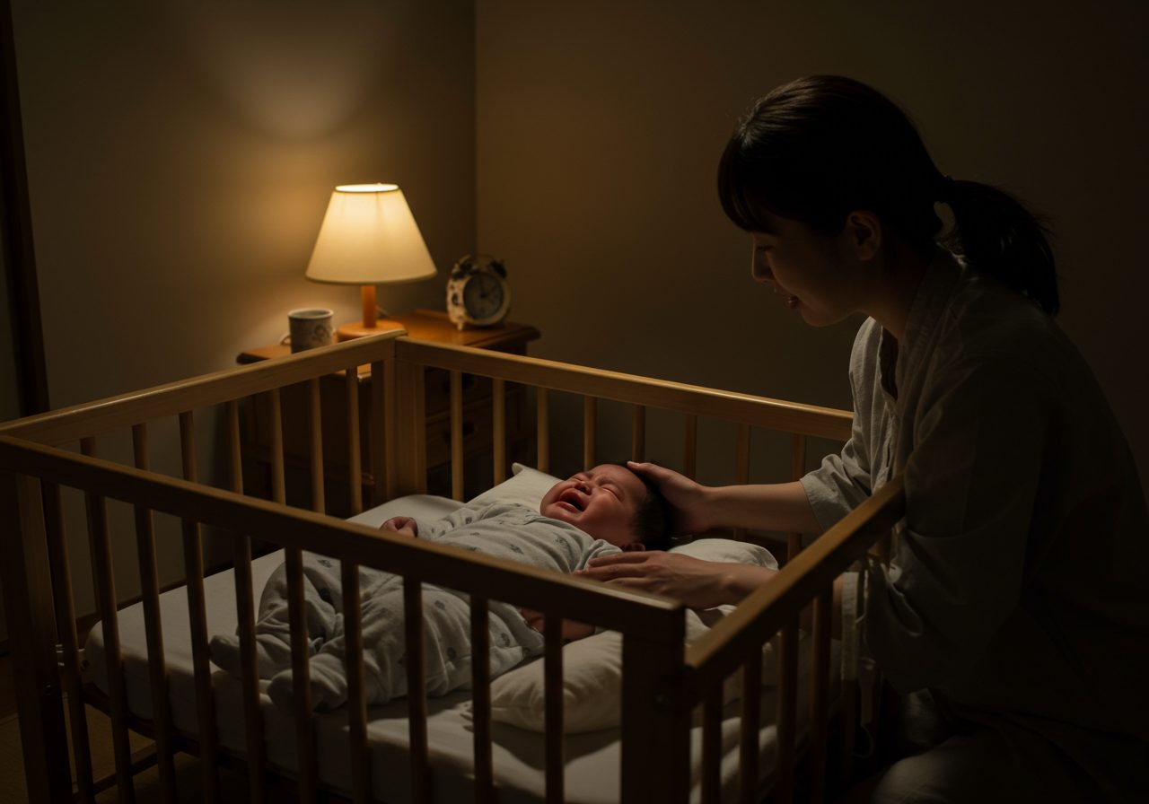 夜泣きについて知っておきたいこと：原因と対策