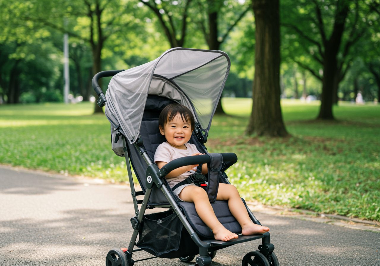 ベビーカーでの暑さ対策と子供の熱中症予防のポイント