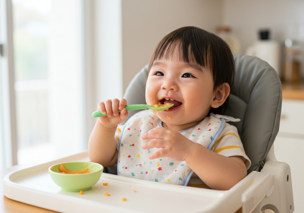 離乳食中期（7〜8ヶ月頃）の進め方｜保育のプロが教える献立とよくある悩みQ&A