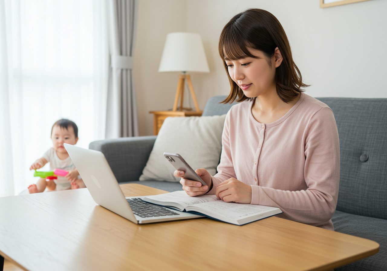 育休中に学び直し！子育てと資格取得でキャリアアップを目指そう