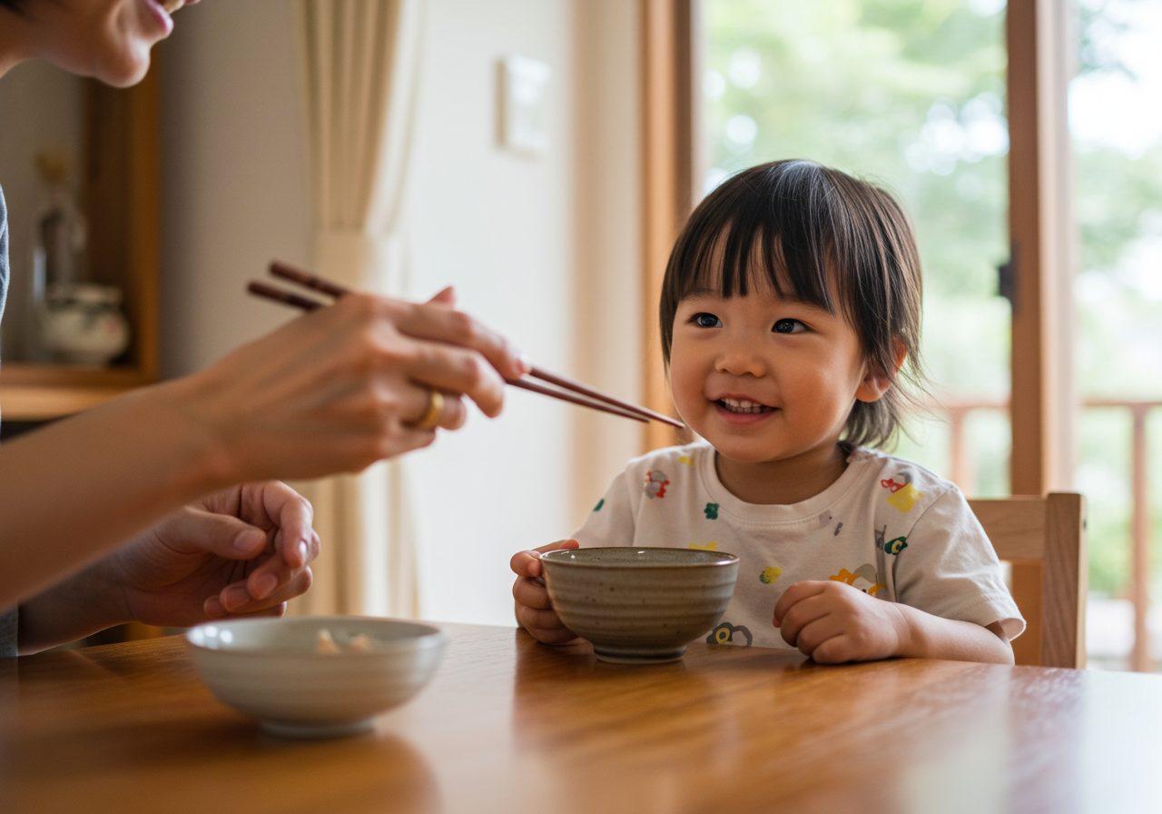お子さまのお箸練習、いつから？最適な開始サイン、選び方、楽しく進めるコツを徹底解説。焦らず子どものペースで、自信を持ってサポートしましょう。