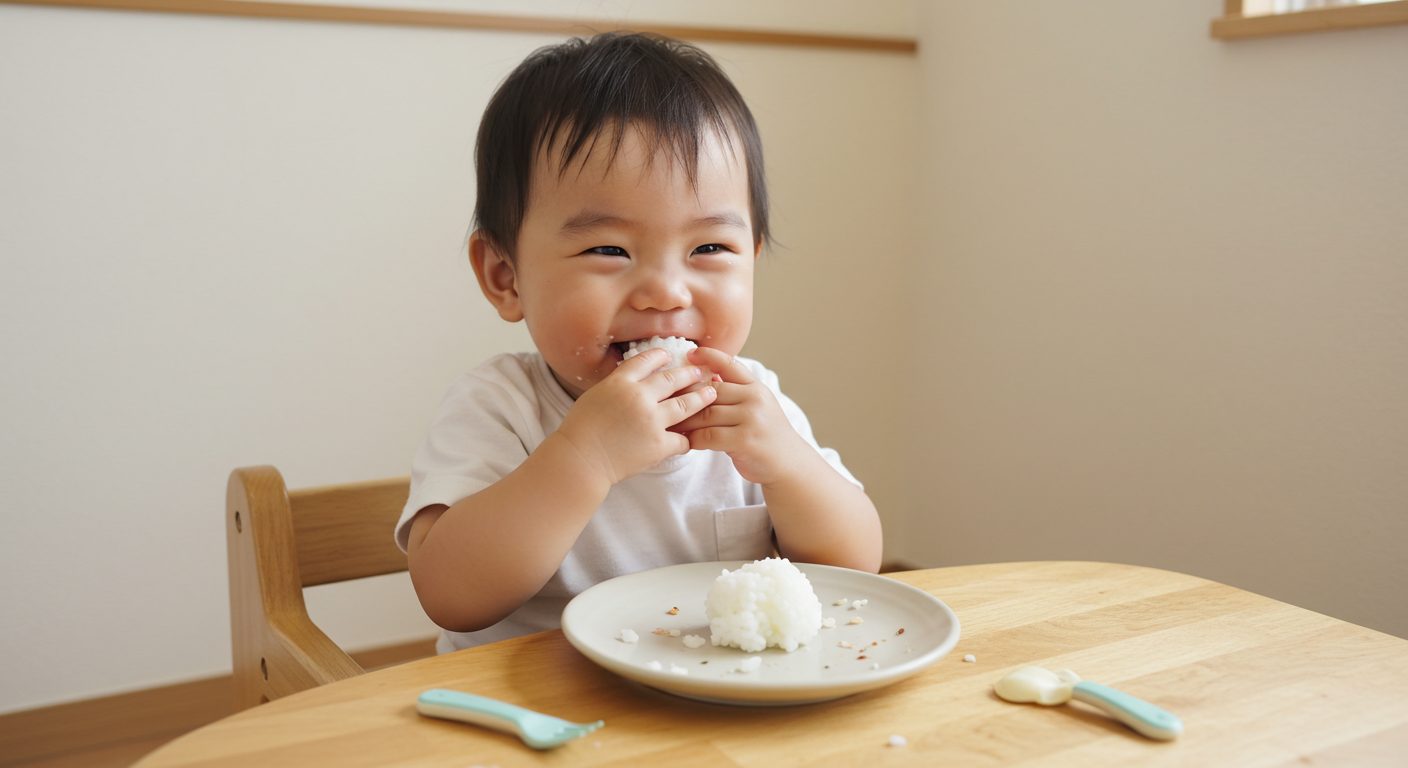 手づかみ食べはいつから？始め方から簡単レシピ、スプーン練習まで完全ガイド