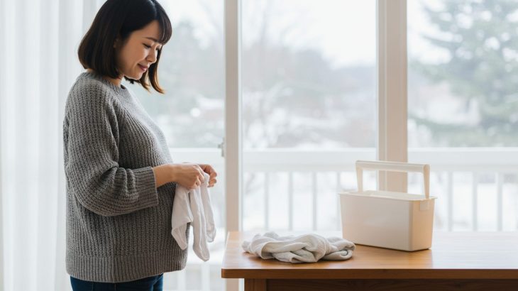 【冬生まれプレママ必見】新生児の服は何を何枚？肌着の選び方から室内・外出時の服装まで完全ガイド
