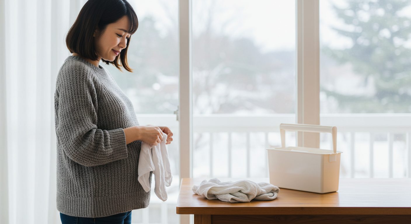 【冬生まれプレママ必見】新生児の服は何を何枚？肌着の選び方から室内・外出時の服装まで完全ガイド